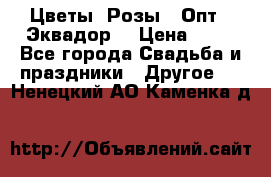 Цветы. Розы.  Опт.  Эквадор. › Цена ­ 50 - Все города Свадьба и праздники » Другое   . Ненецкий АО,Каменка д.